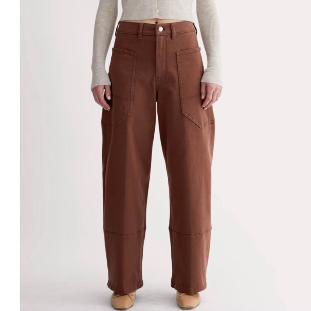 Everlane Women's Wide Leg Pants in Chestnut